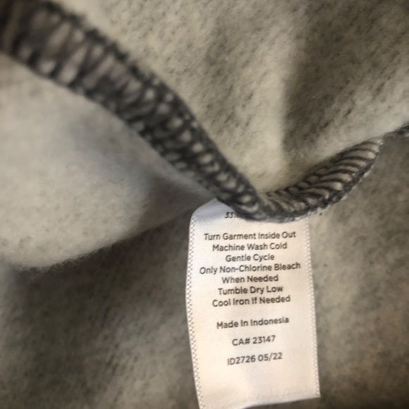 T by Talbots  Cowl Neck Colorblock Pullover side zippers sz large NWT $89.50 - Picture 5 of 6